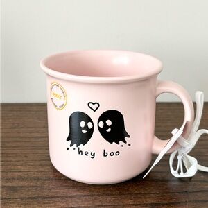 👻🩷Market Finds HEY BOO Pink Halloween Mug